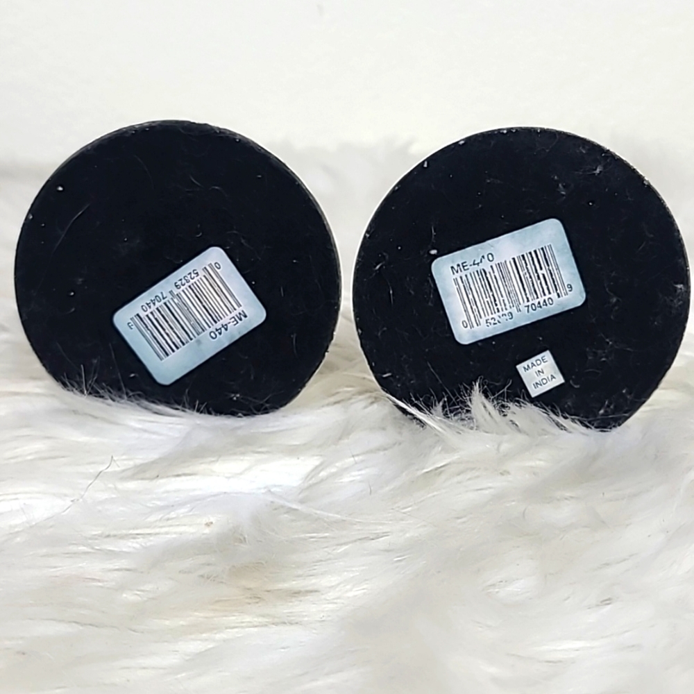 Candlesticks Set 2 Silver Tone Metal Modern Classic Design Home Decor Accent - Picture 4 of 4